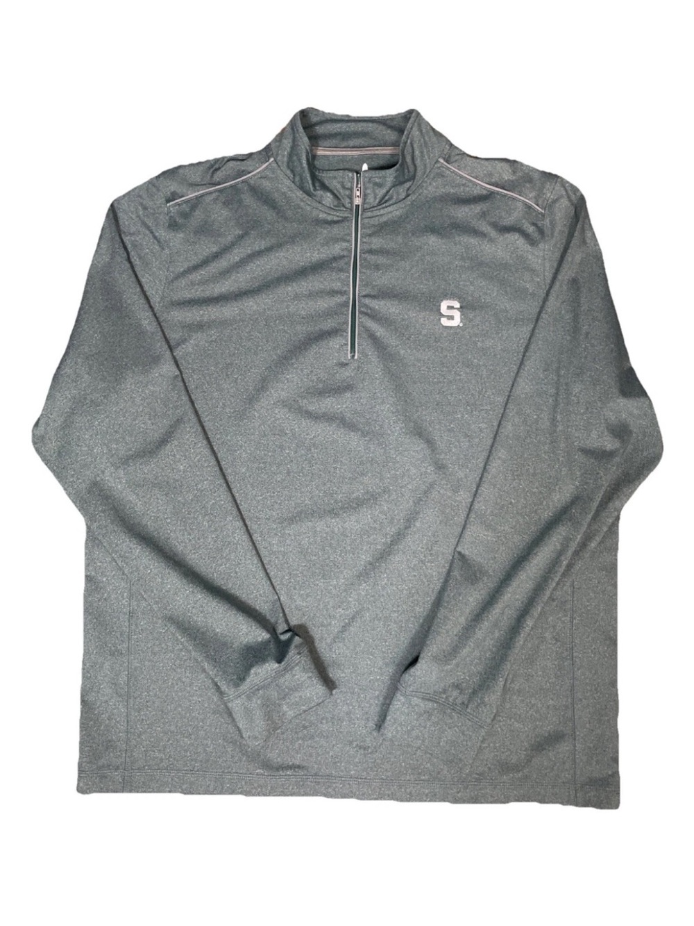 Johnnie-O 1/4 Zip Prep Formance Pullover Men’s Size XL embroidered MSU